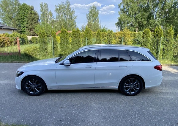 Mercedes-Benz Klasa C cena 67900 przebieg: 186000, rok produkcji 2015 z Poręba małe 352